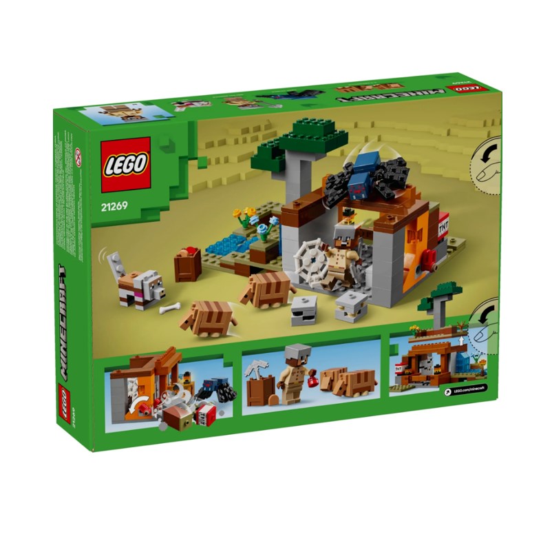 Lego Minecraft a Expedição Mina do Armadillo 21269