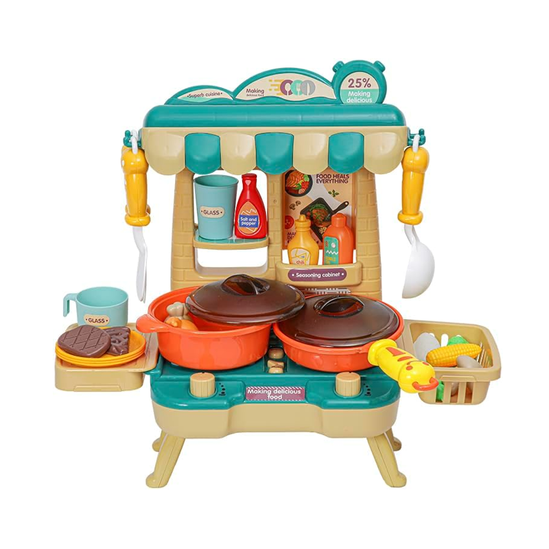 Mini Cozinha Divertida 34 Peças Casa Encantada Verde - Zippy