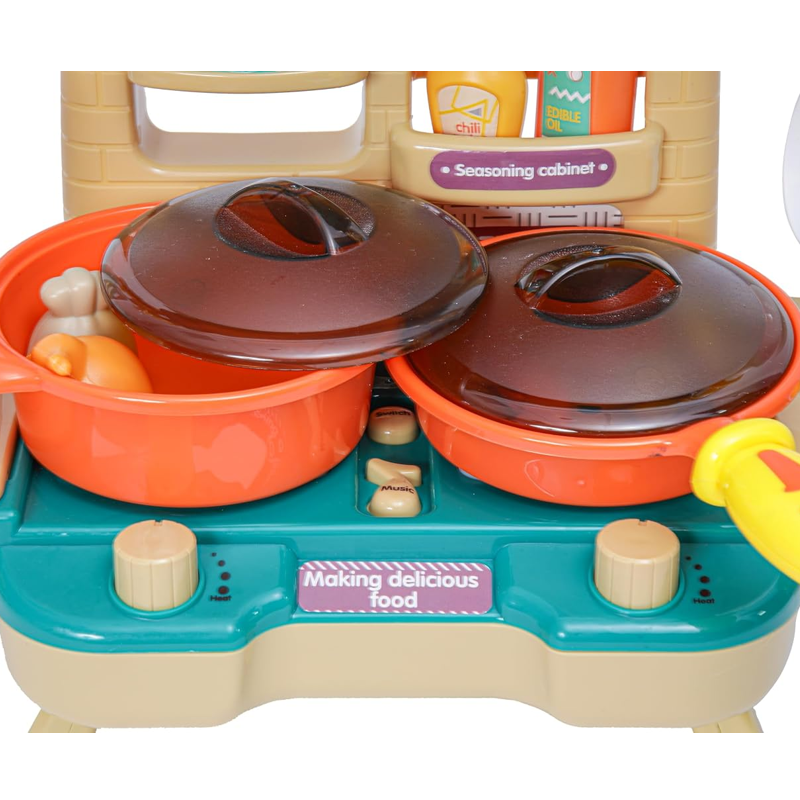 Mini Cozinha Divertida 34 Peças Casa Encantada Verde - Zippy