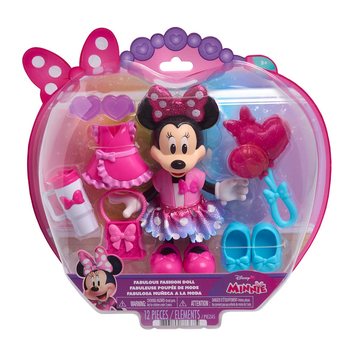 Boneca Fabulosa da Minnie 15cm com Acessórios - Sunny