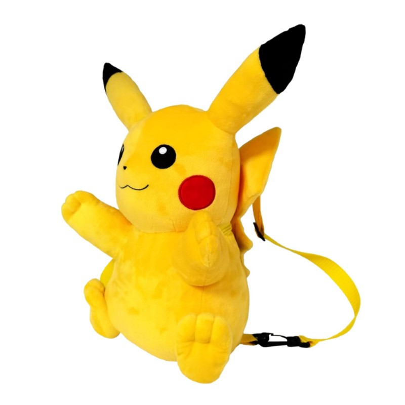 Mochila Pelúcia Infantil Pokémon Pikachu - BBR