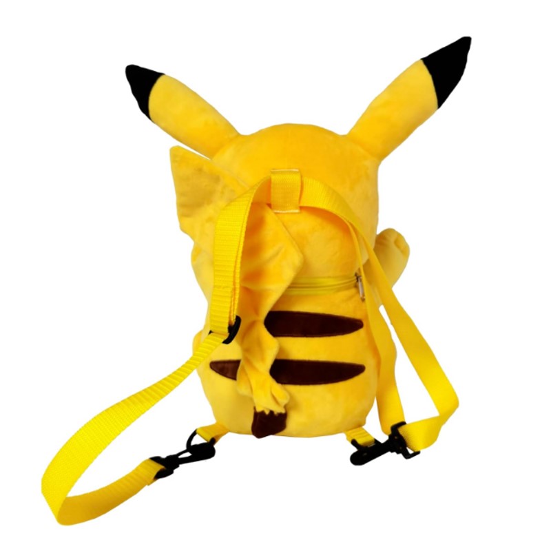 Mochila Pelúcia Infantil Pokémon Pikachu - BBR