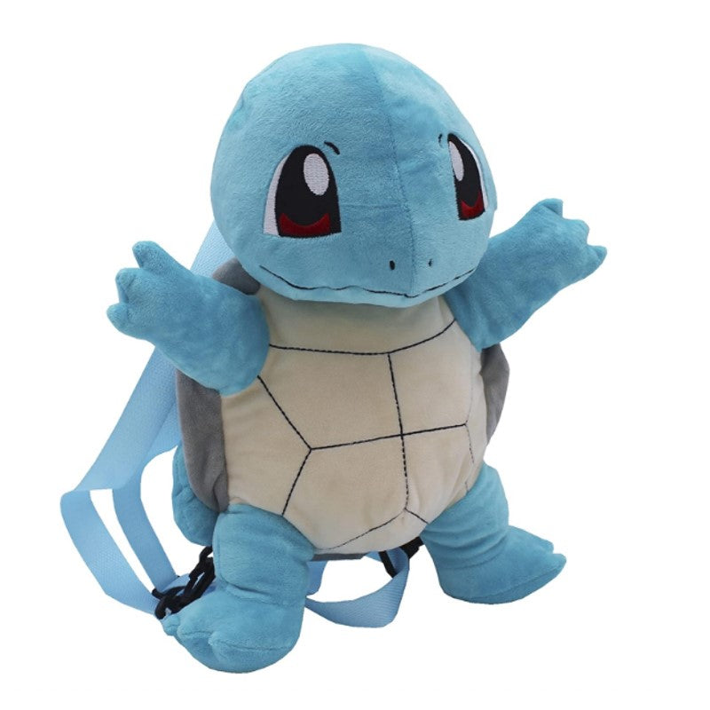 Mochila Pelúcia Pokémon Squirtle Blue - BBR