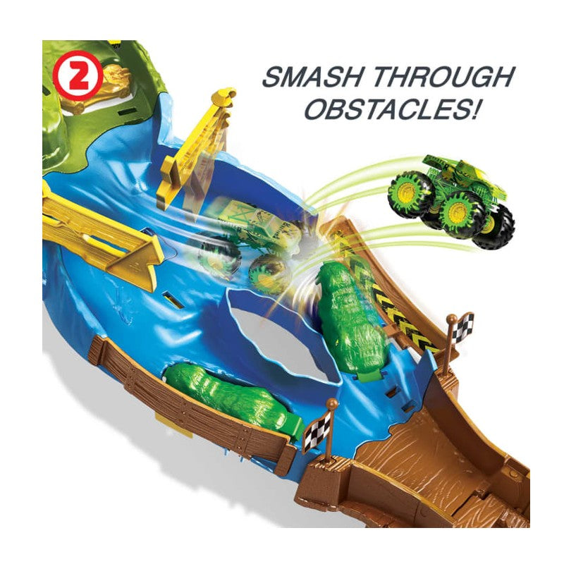 Hot Wheels Playset Monster Trucks Com 2 Caminhões - Mattel