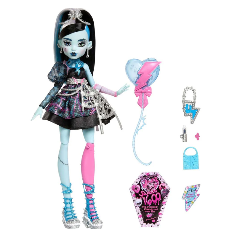 Boneca Monster High Frankie Stein Aniversário - Mattel