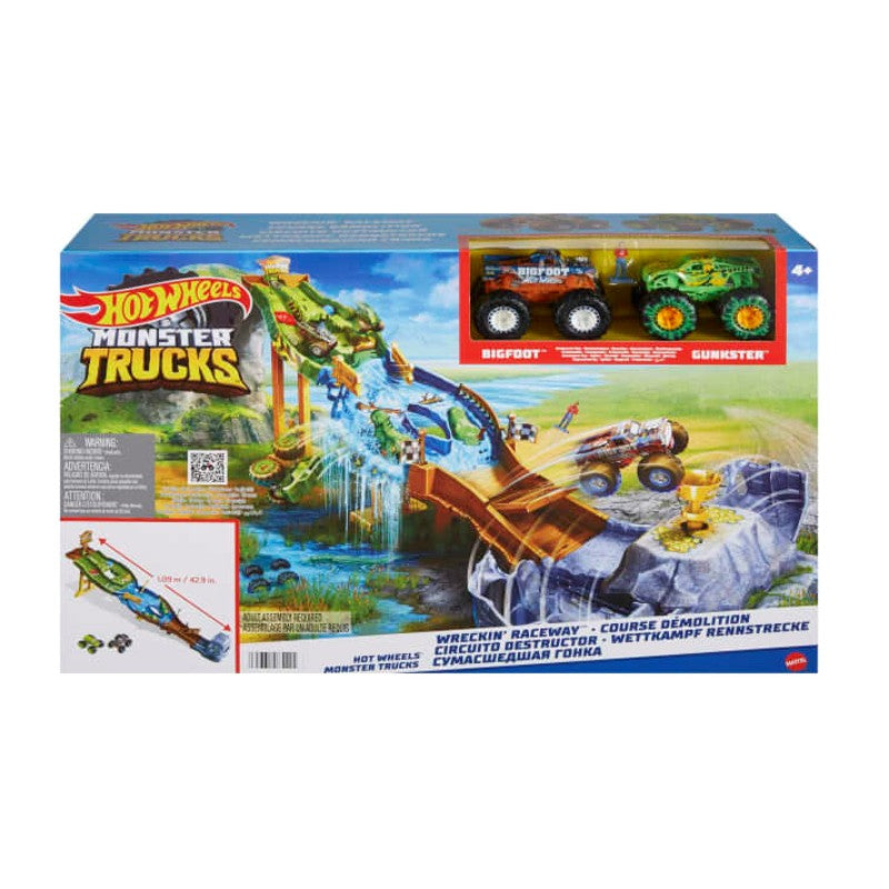 Hot Wheels Playset Monster Trucks Com 2 Caminhões - Mattel
