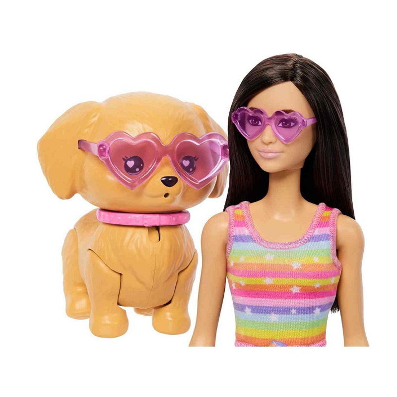 Barbie Patins e Corrida com Cachorrinho - Mattel