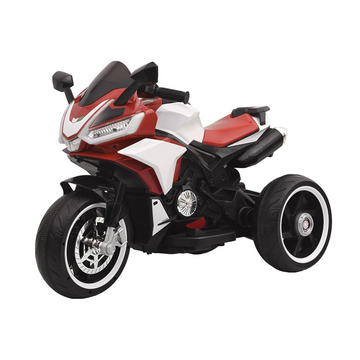 Motocicleta Infantil Elétrica 3 Rodas Vermelha 12v - Shiny Toys
