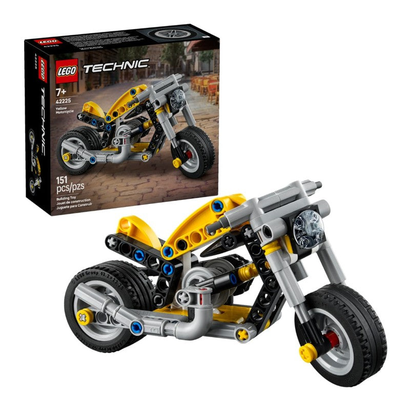 Lego Technic Motocicleta Amarela - 42225