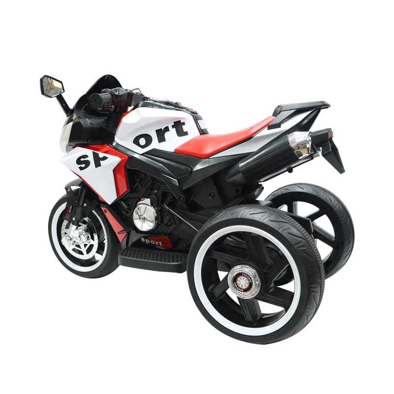 Motocicleta Infantil Elétrica 3 Rodas Vermelha 12v - Shiny Toys