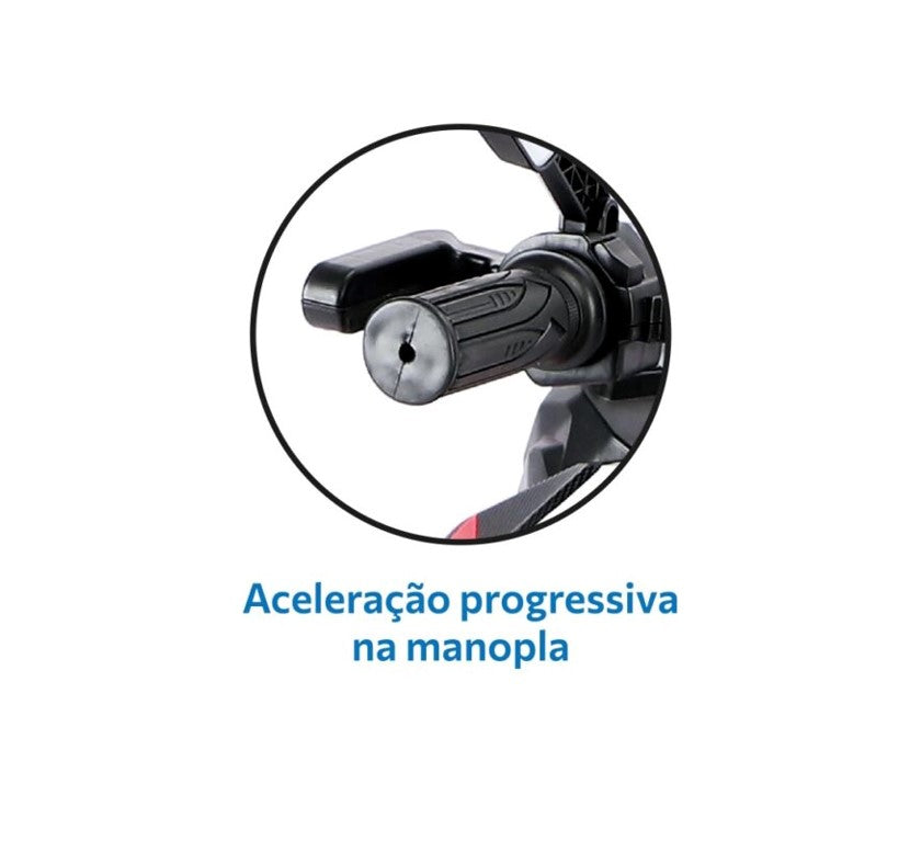 Moto Elétrica Infantil 12v Scooter Sport Vermelha - Bandeirante