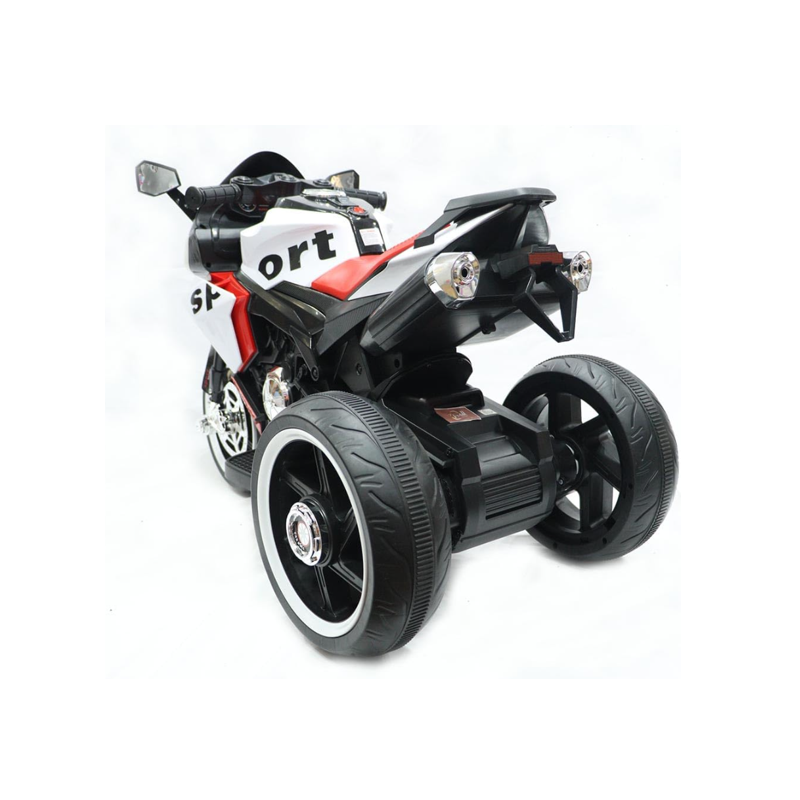 Motocicleta Infantil Elétrica 3 Rodas Vermelha 12v - Shiny Toys