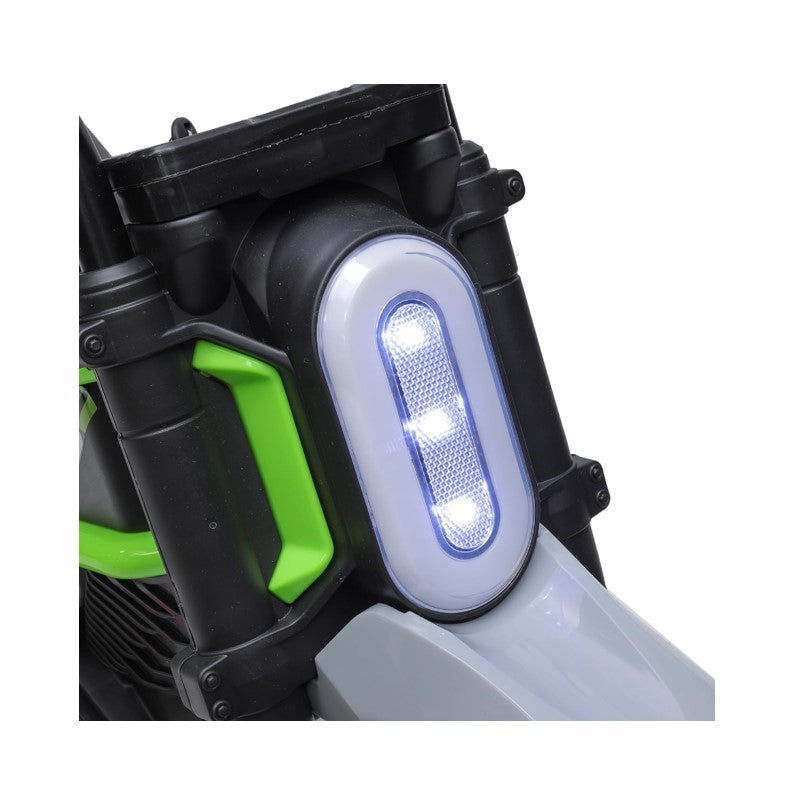 Moto Elétrica ZS Infantil 12V Verde com rodinhas  - Zippy