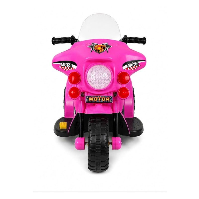 Moto Elétrica Infantil Rosa 6V com Luz e Som - Brink Center