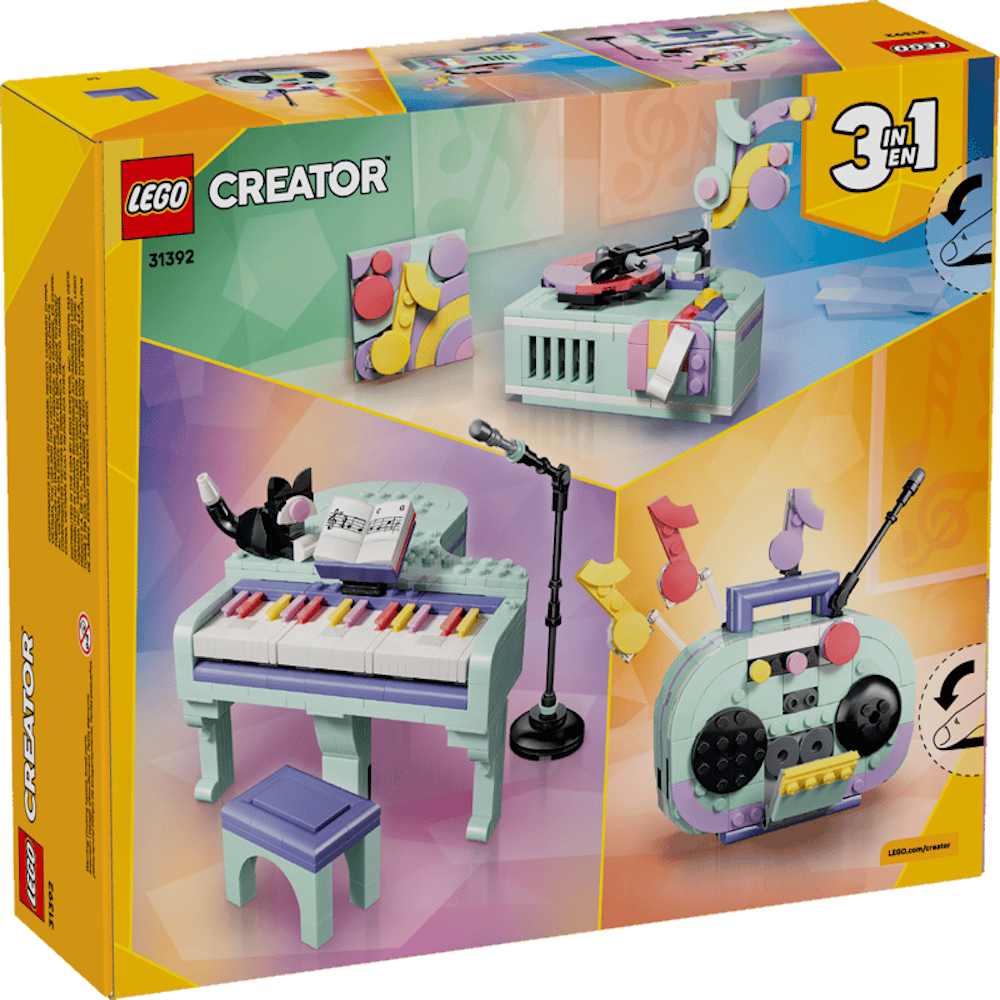 Lego Creator Decoracão Musical de Piano Com Gato - 31392