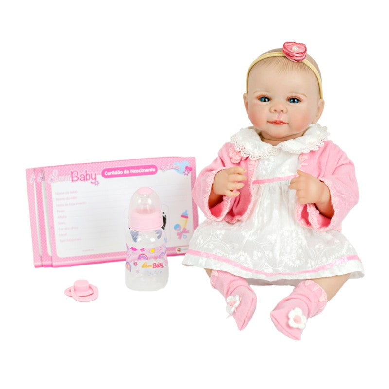 Boneca Bebê Reborn Menina Nala - Shiny Toys