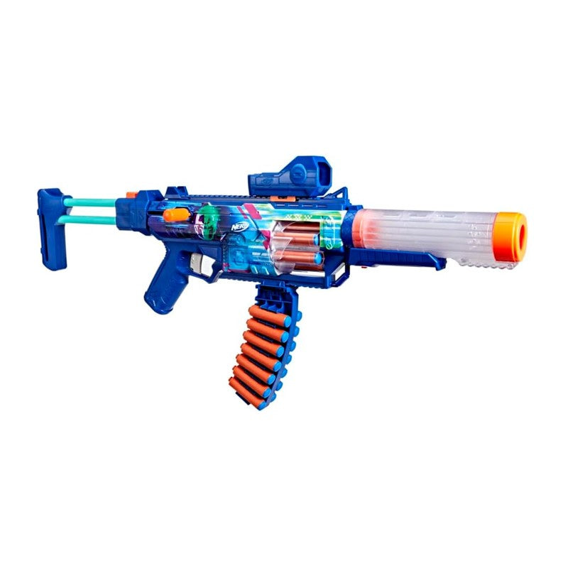 Lançador de Dardos Nerf Loadout Cyberlight Ghost Com Luz - Hasbro
