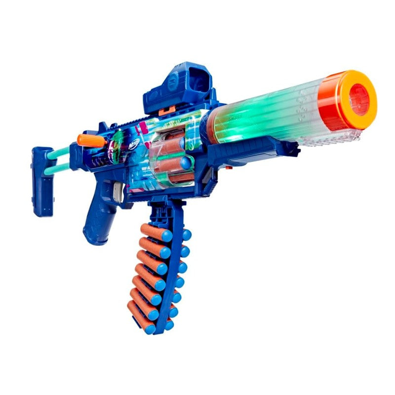 Lançador de Dardos Nerf Loadout Cyberlight Ghost Com Luz - Hasbro