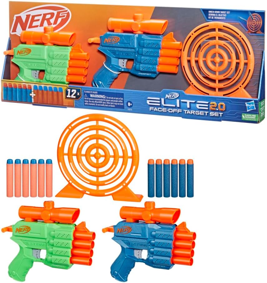 Lançador Nerf Elite 2.0 Face Off Target Set - Hasbro F8274