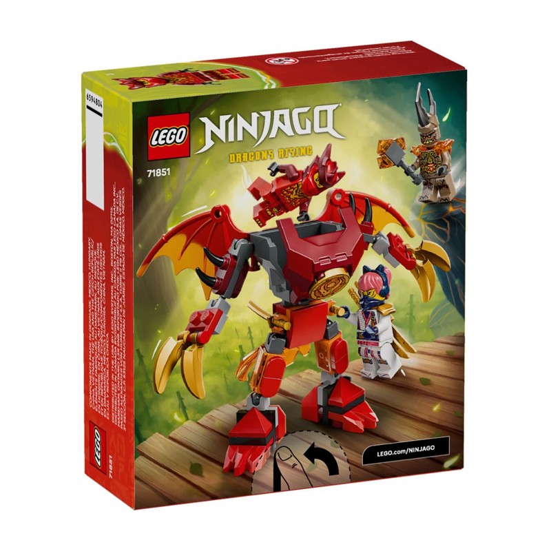 Lego Ninjago Pacote de Batalha do Robô Dragão do Kai - 71851