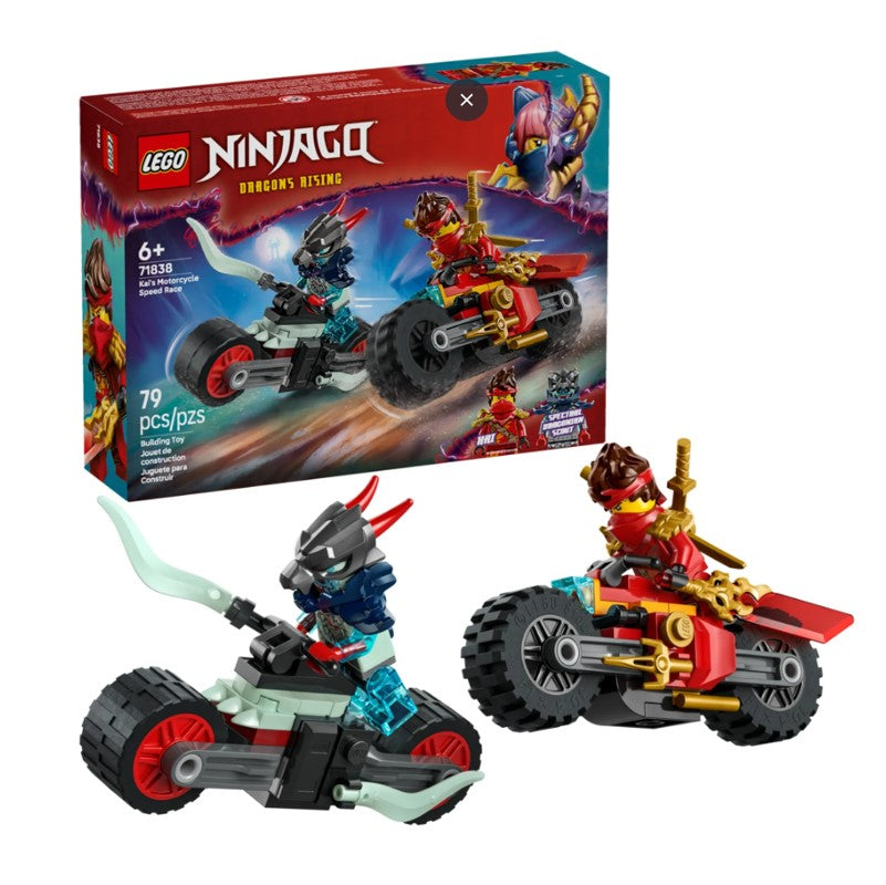 Lego Ninjago Dragons Rising Corrida de Motocicleta Kai - 71838