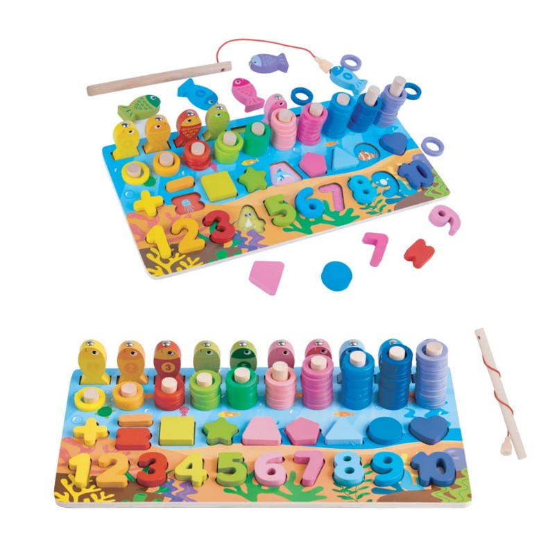 Brinquedo Educativo Tabuleiro Somar e Brincar - Polibrinq