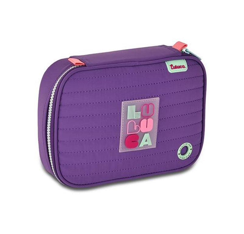 Kit Mochila de Costas Colorida Luluca com Lancheira e Estojo Clio LU24600