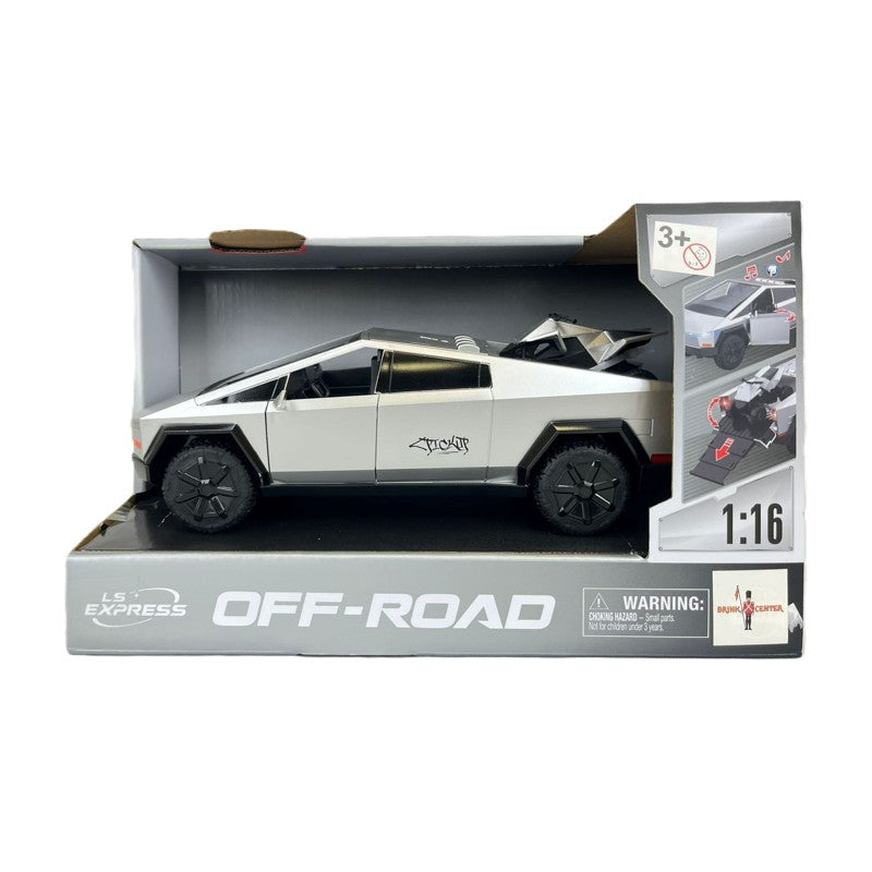 Carro Cybertruck 1:16 com Mini Moto Luz e Som - Brink Center