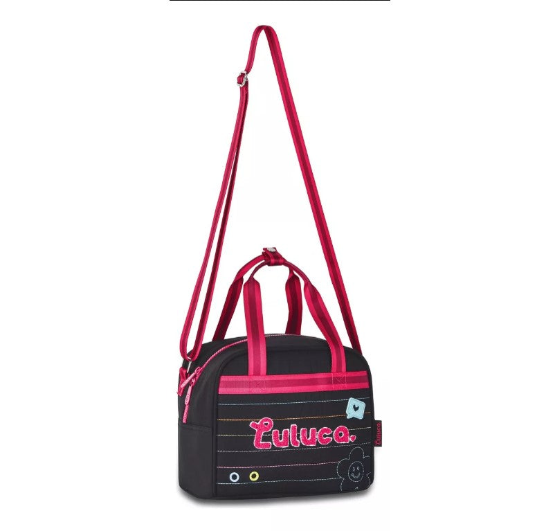 Mochila Carrinho Luluca Com Lancheira Térmica E Estojo Box