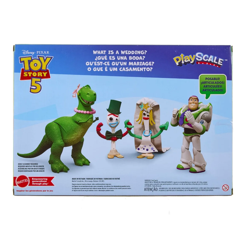 Pack com 4 Personagens Toy Story 5 - Mattel