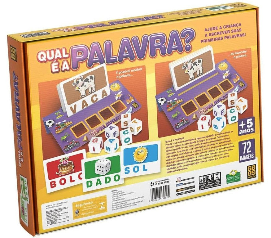 Jogo Qual é a Palavra? - Grow 3952