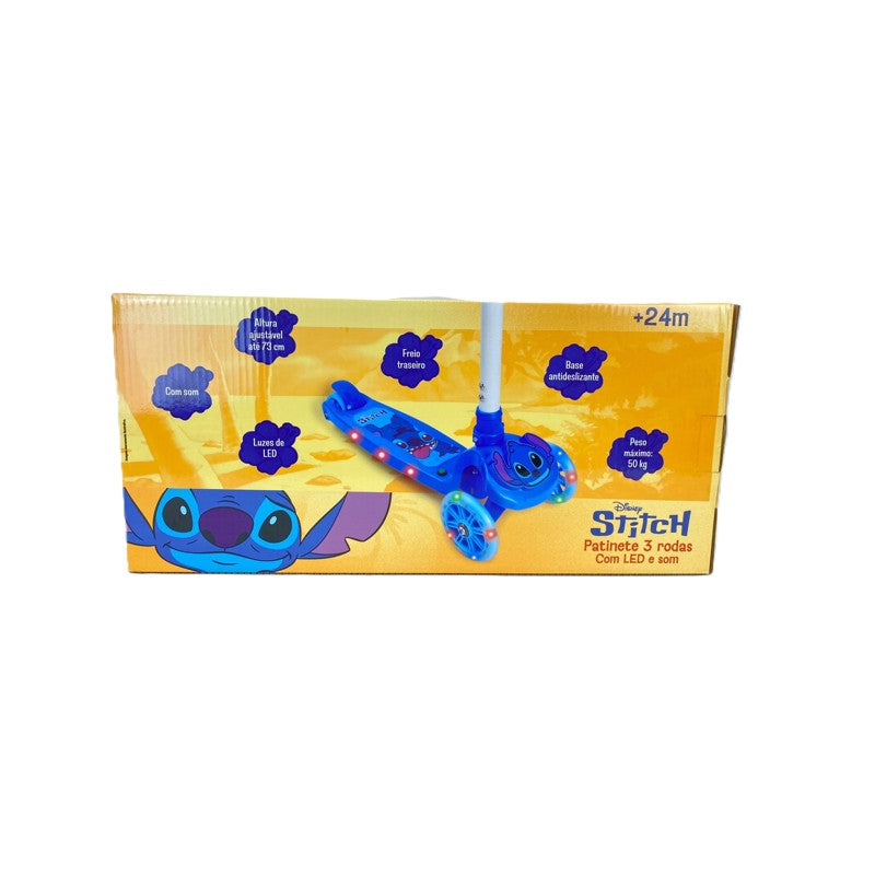 Patinete Com Luz e Som Stitch - Brink Center