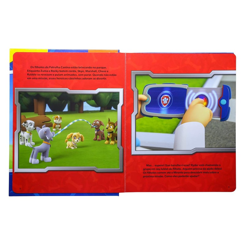 Livro Patrulha Canina Filhotes em Ação - Melhoramentos