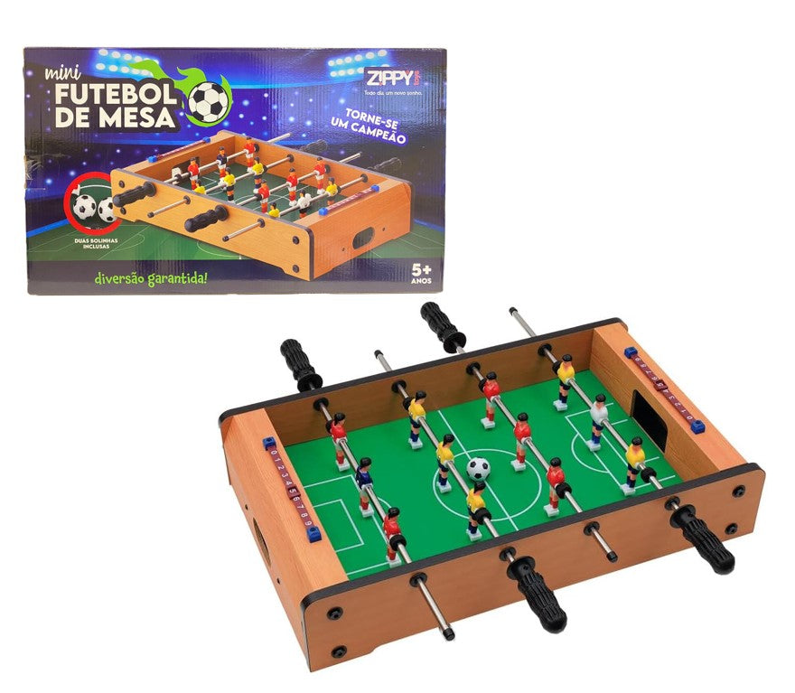 Mesa de Pebolim Madeira 51CM - Zippy Toys