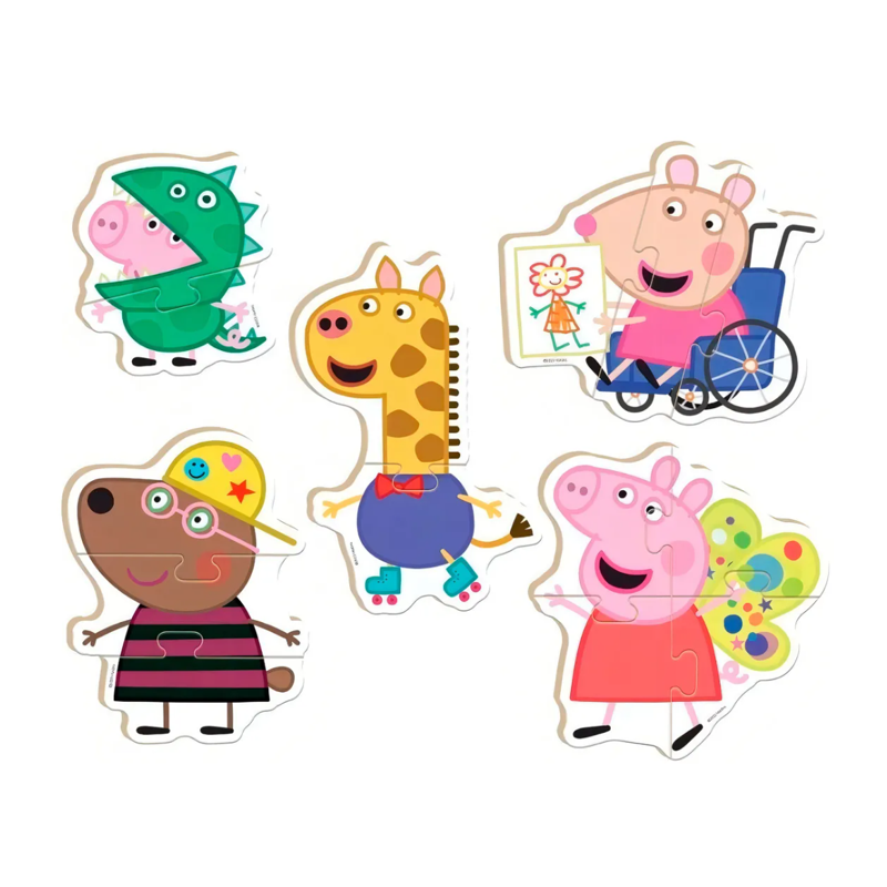 Meu Primeiro Quebra Cabeça em Madeira Peppa Pig - Nig