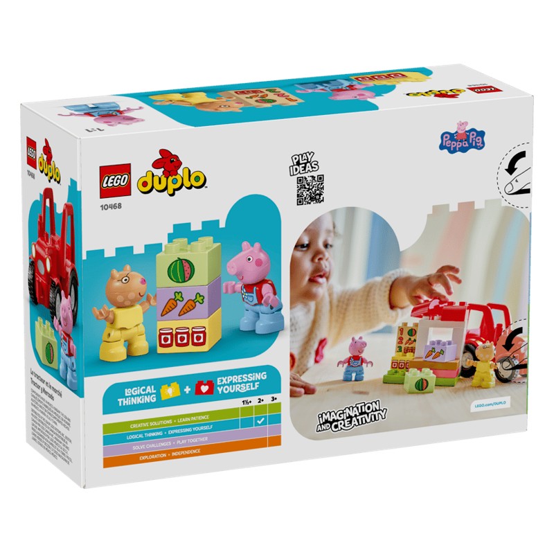 Lego Duplo Trator e Mercado Pepa Pig - 10468