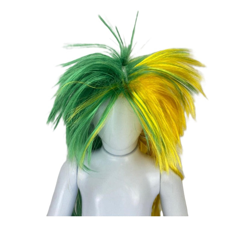 Peruca Maluca Verde e Amarelo - Art Brink