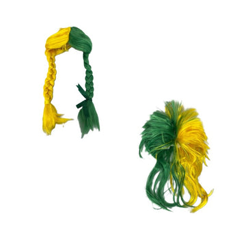 Perucas Verde e Amarelo do Brasil - Art Brink