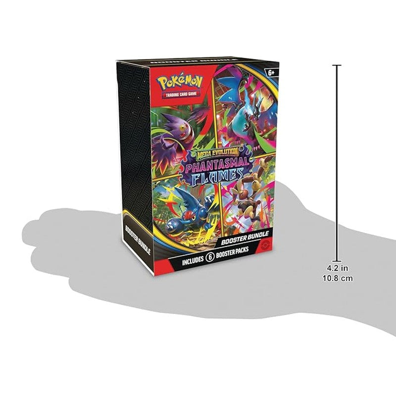 Pokémon Mega Evolution Phantasmal Flames Booster Bundle Inglês - Galapagos