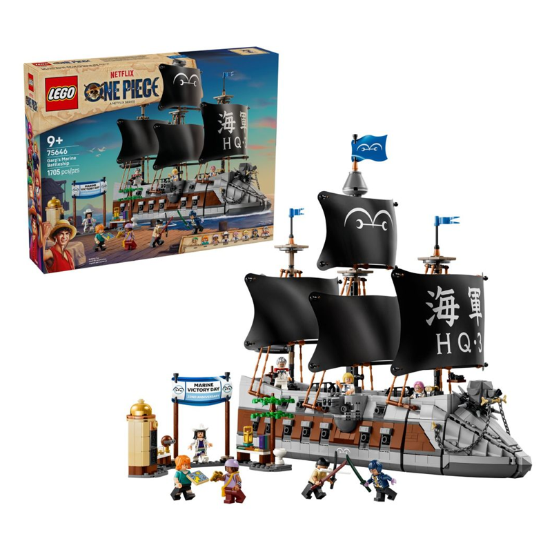 Lego One Piece Navio de Guerra de Garp - 75646