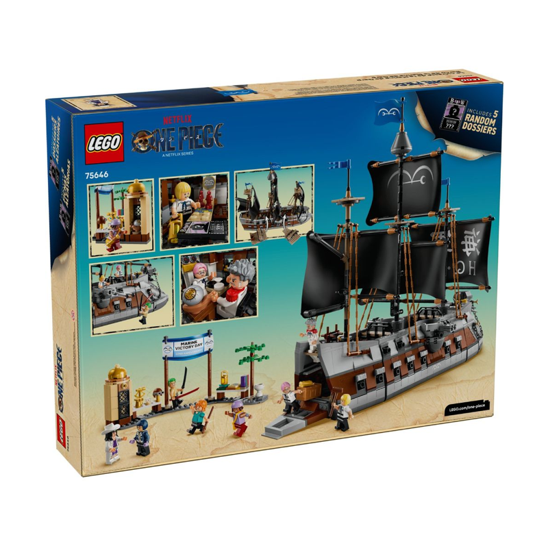 Lego One Piece Navio de Guerra de Garp - 75646
