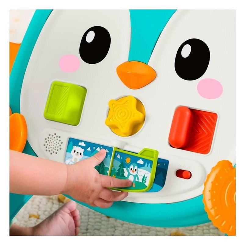 Andador Pinguim Azul Musical 2 em 1 Fisher Price - Mattel