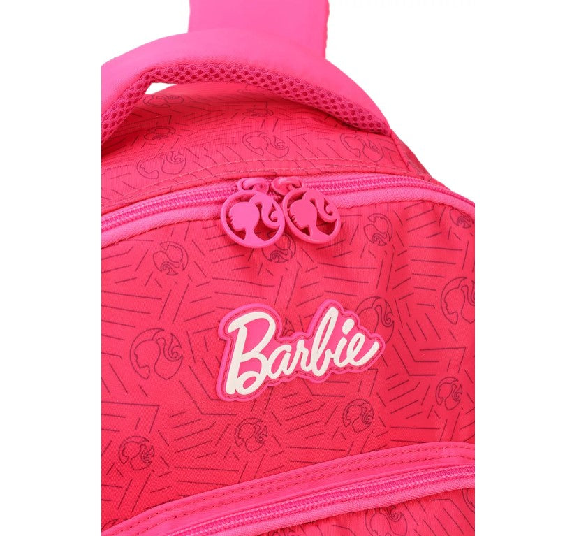 Mochila Costas Barbie 18' Rosa Pink Luxcel Porta Notebook