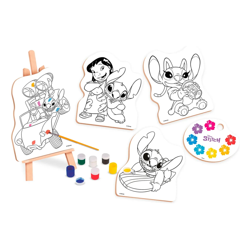 Kit de Pintura Infantil Disney Stitch - Nig