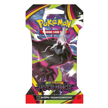 Pokémon Mega Evolution Pitch Black Sleeved Booster Inglês - Galapagos