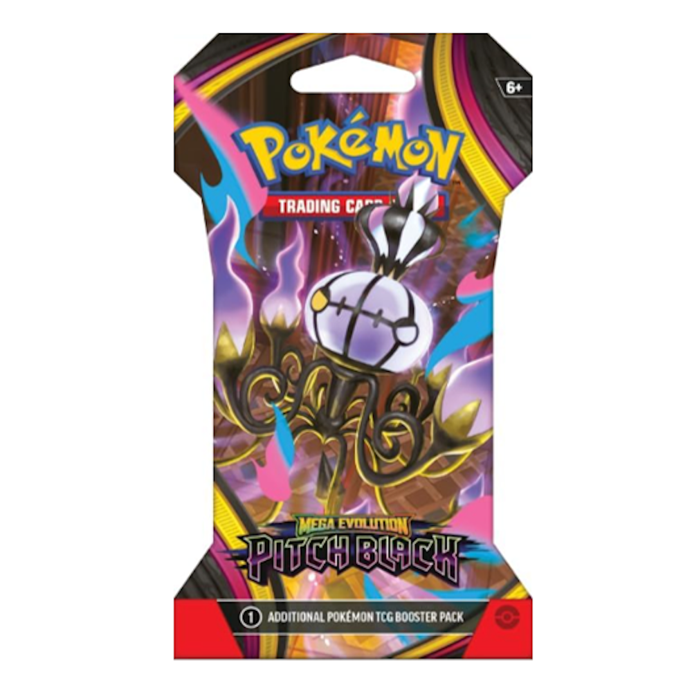 Pokémon Mega Evolution Pitch Black Sleeved Booster Inglês - Galapagos