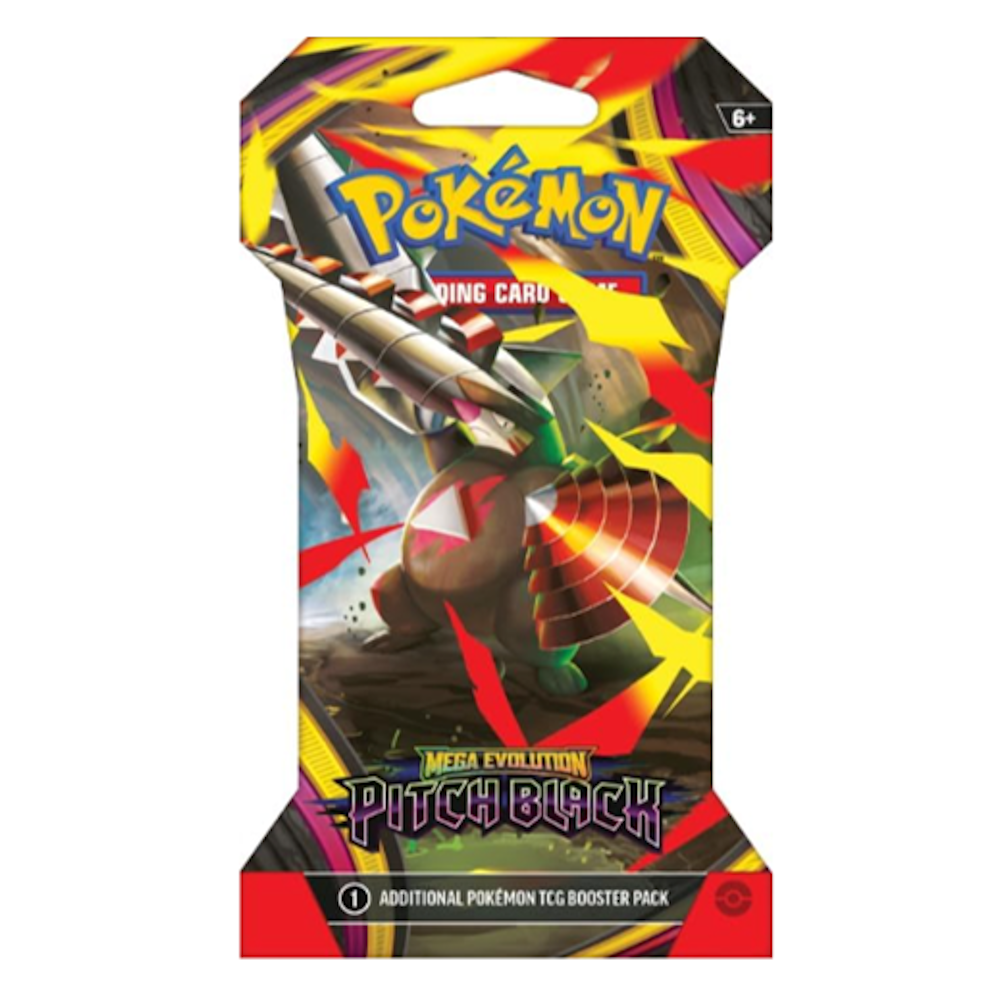 Pokémon Mega Evolution Pitch Black Sleeved Booster Inglês - Galapagos