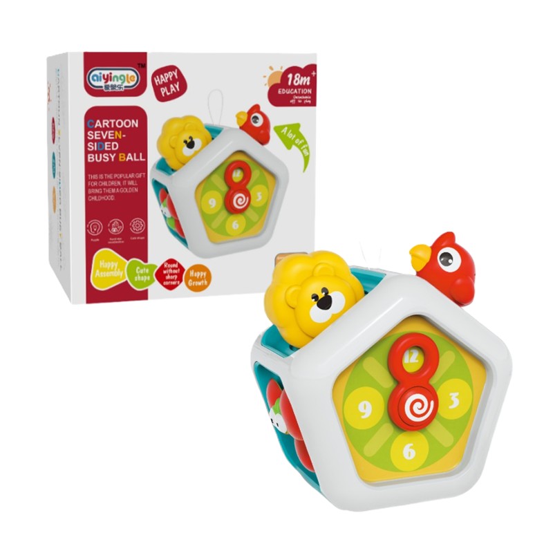 Brinquedo Cubo de Atividades 7 em 1 - Shiny Toys