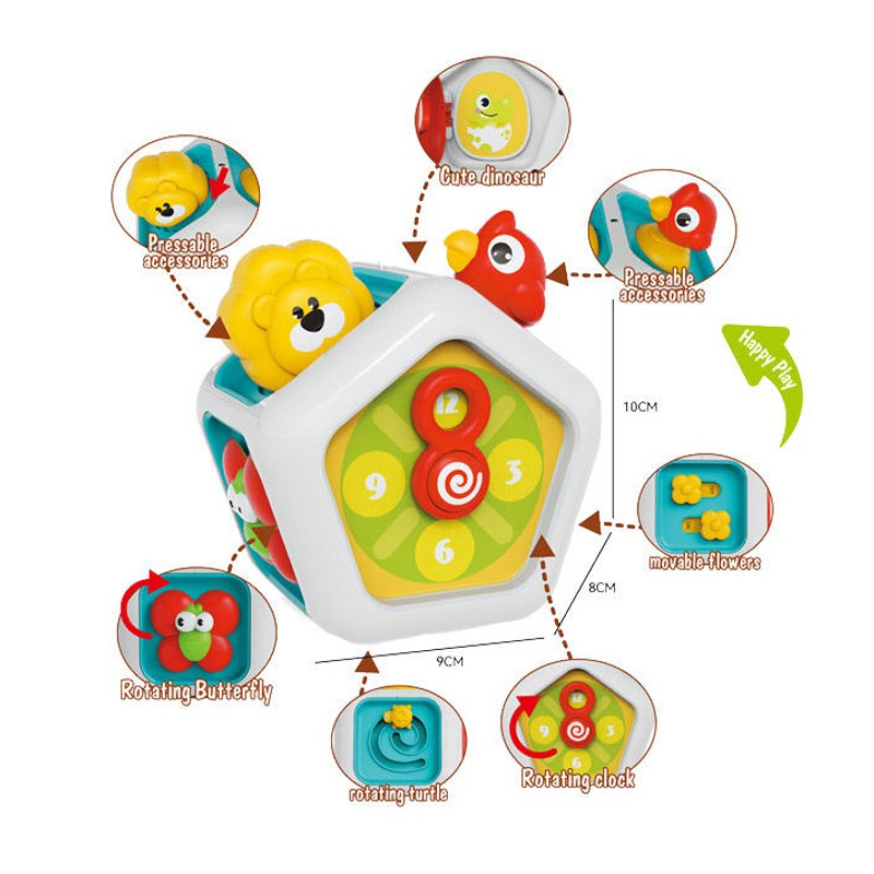 Brinquedo Cubo de Atividades 7 em 1 - Shiny Toys