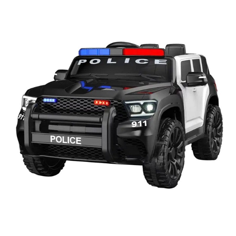 Carro Elétrico Infantil Policia com Controle Remoto 12V- Shiny Toys